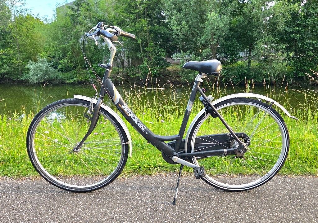 Damesfiets - Bikkel Stadsfiets, Schijfrem, Ophalen, Overige merken, 53 tot 56 cm