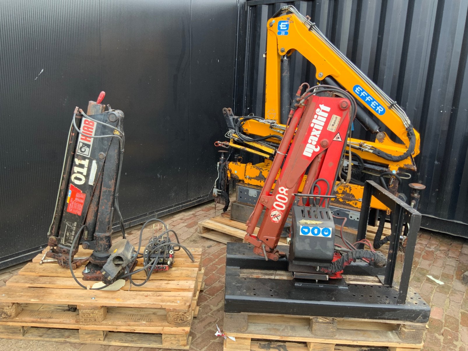 Laadkraan Autolaadkraan hmf Hiab Maxilift Ferrari fassi, Ophalen, Kraan