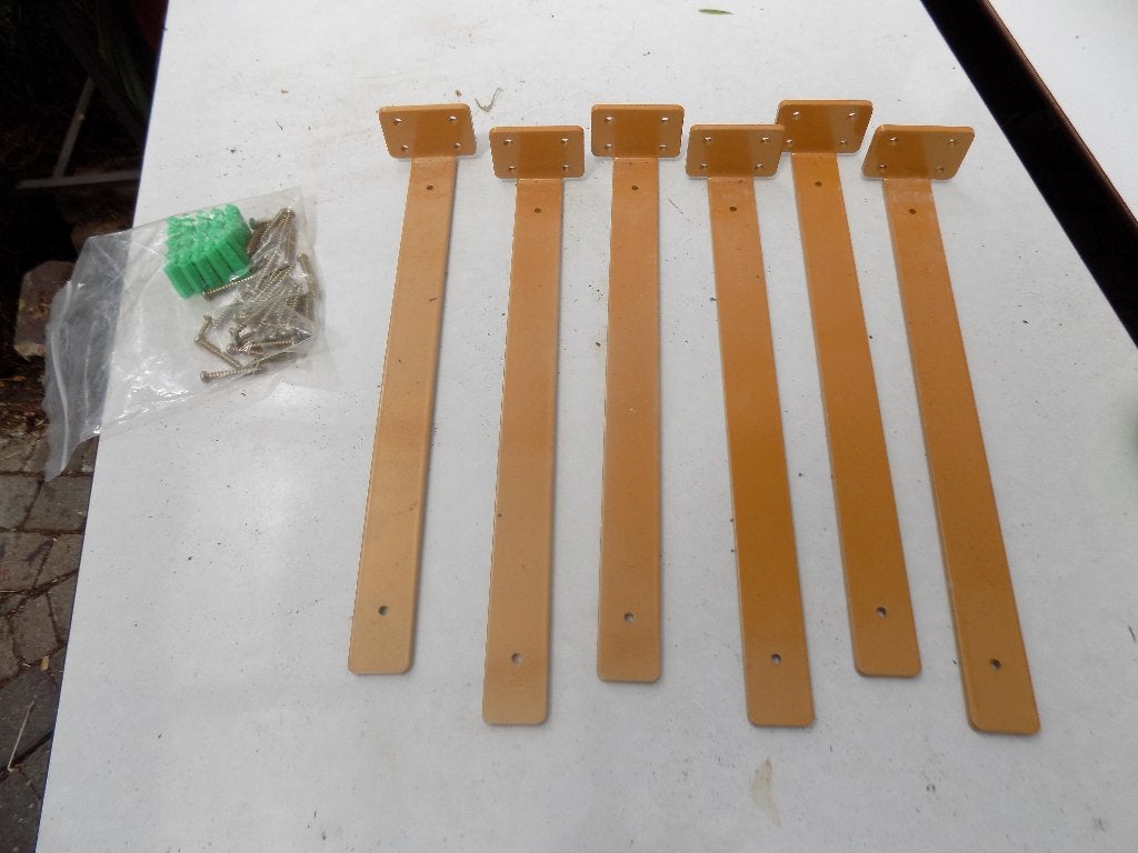 Plankdragers zwaar metaal compleet met ophangmateriaal, Ophalen of Verzenden, Nieuw, Metaal