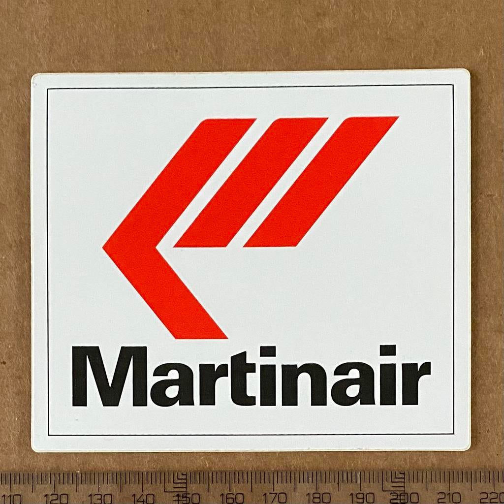 sticker martinair, Verzenden, Zo goed als nieuw