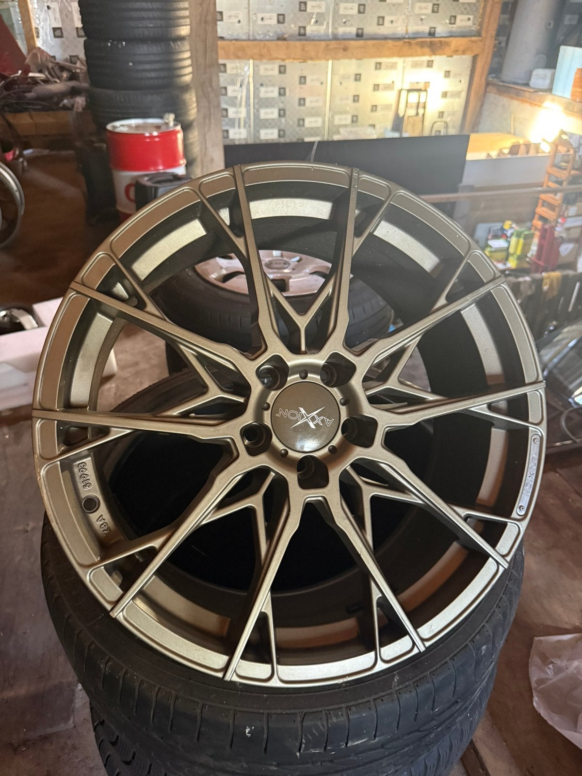 Bronzen velgen 19 inch 5x112 mercedes/volkswagen/audi, Auto-onderdelen, Banden en Velgen, Gebruikt, Velg(en), 235 mm, Personenwagen