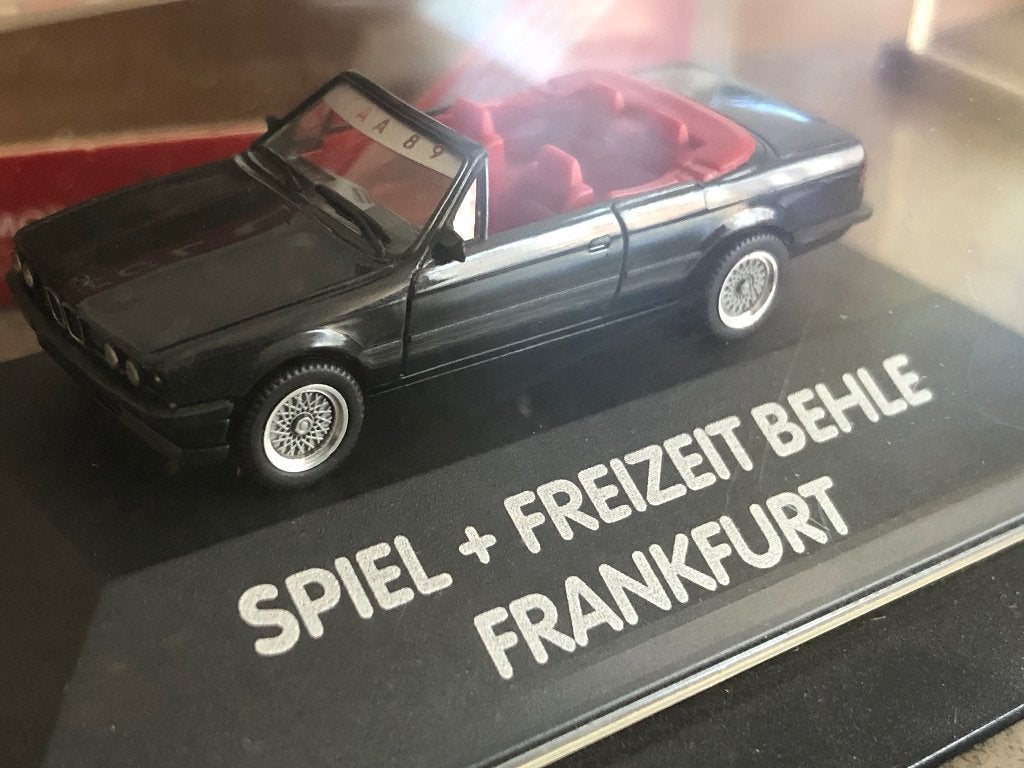 Mdl.073 / Herpa BMW E30 Cabrio schaalmodellen (HO), Ophalen of Verzenden, Zo goed als nieuw, Auto, Herpa