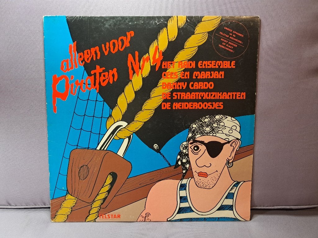 Lp. Alleen voor Piraten Nr. 4. ex+/M-, LP, Gebruikt, Overige genres, Ophalen of Verzenden