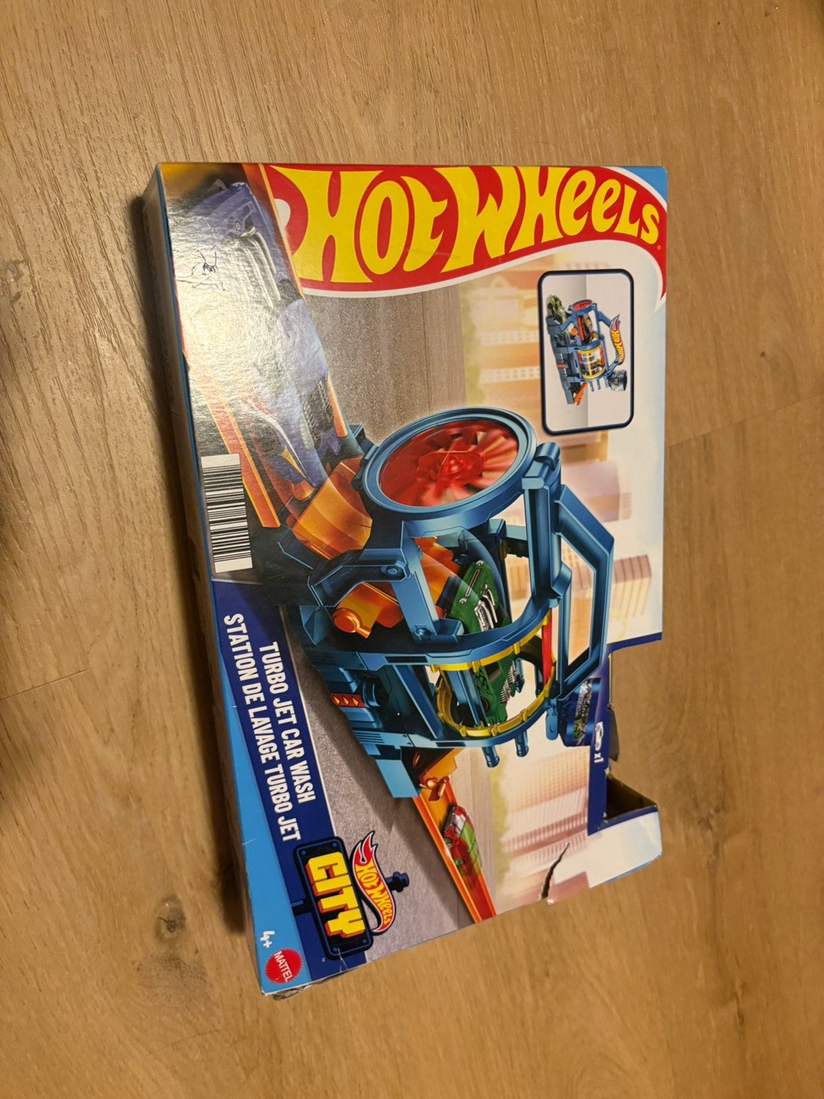 Hot Wheels, Turbo jet car wash, nieuw in doos, Kinderen en Baby's, Speelgoed | Speelgoedvoertuigen, Ophalen, Nieuw