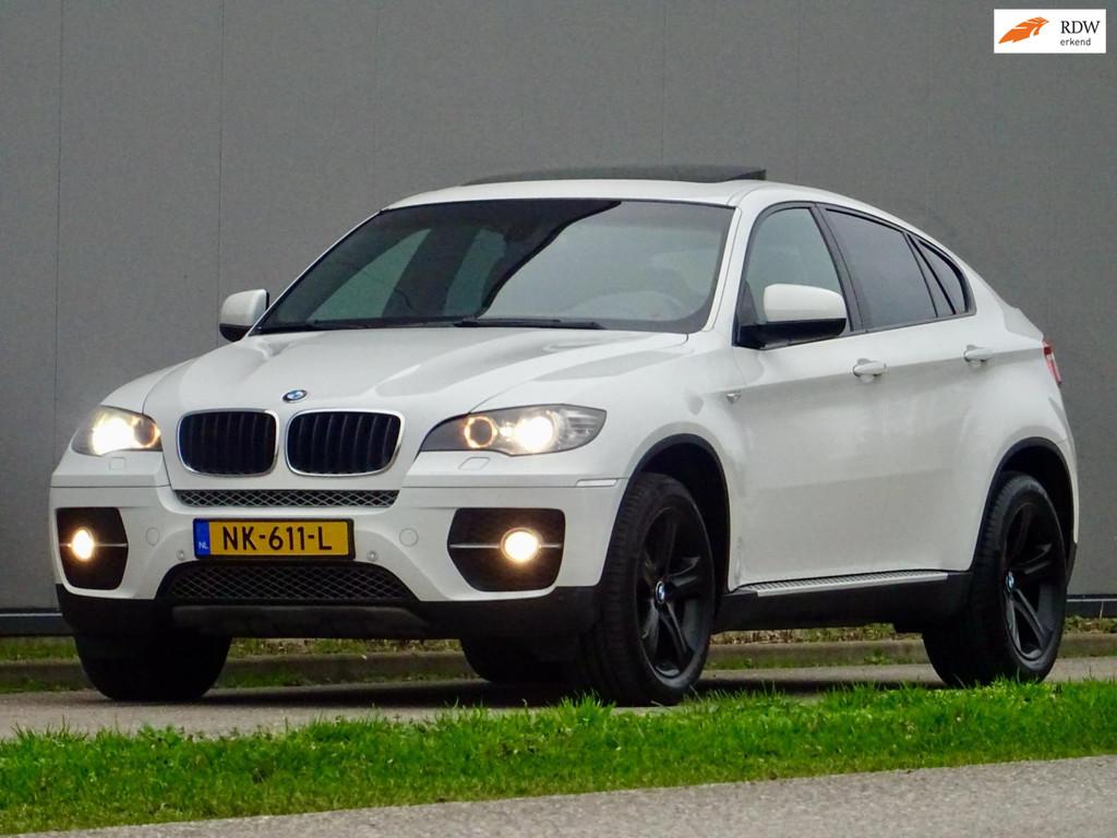 BMW X6 XDrive35i High / Youngtimer / NIEUW-STAAT /, Gebruikt, Zwart, 4 stoelen, Wit