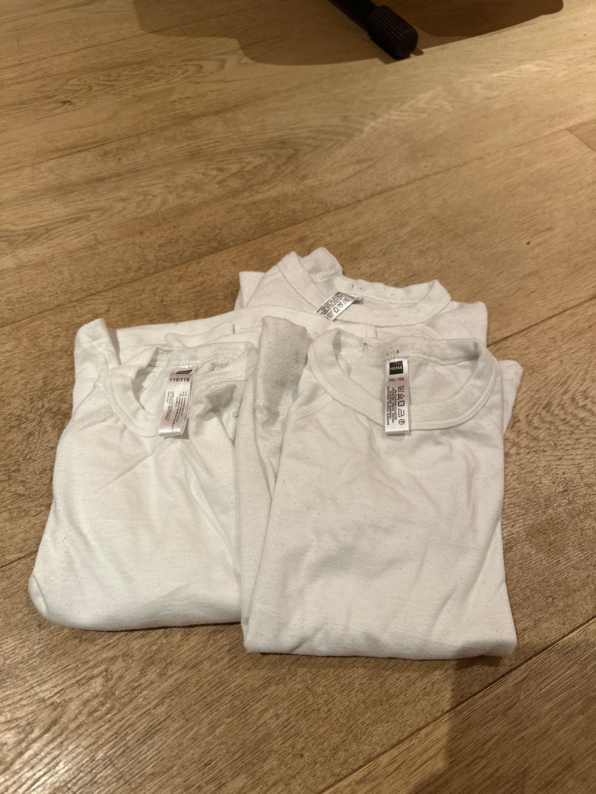 3 Hema thermo shirts lange mouw maat 110-116, Kinderen en Baby's, Kinderkleding | Maat 110, Ophalen, Gebruikt, Jongen of Meisje