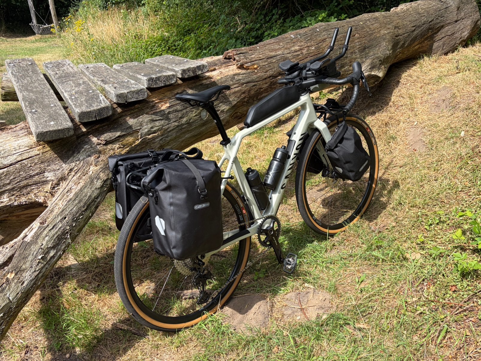 Canyon Grizl cf 7 size M - Complete bikepacking set, Carbon, Zo goed als nieuw, Meer dan 20 versnellingen, 53 tot 57 cm