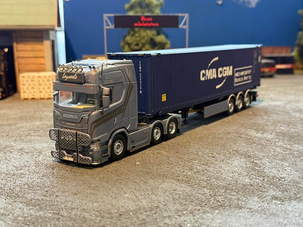 Tekno leyseele container wagen, Tekno, Zo goed als nieuw, Tekno, Bus of Vrachtwagen