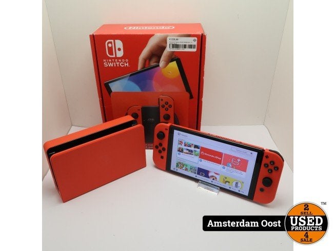 Nintendo Switch OLED 64GB Red | in Goede Staat, Nintendo, Zo goed als nieuw, Support@nintendo.com, 11-1 Hokotate-cho, Kamitoba, Minami-ku
Kyoto 601-8501
Japan