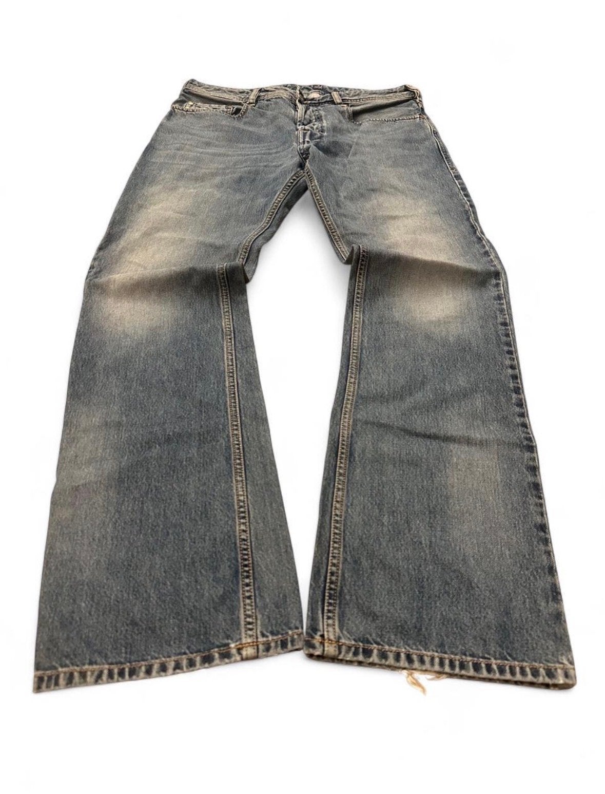 Diesel Zatiny Bootcut Jeans W32 L32 Vintage Y2K Faded 32 32, Kleding | Heren, Ophalen of Verzenden, Gedragen, Blauw, W32 (confectie 46) of kleiner