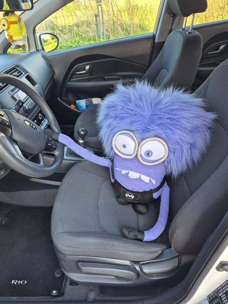 Paarse Minion Knuffel - Despicable Me, Paars, Gebruikt, Overige merken, Overige karakters