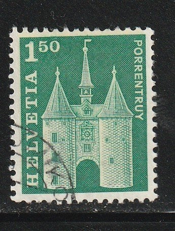 Zwitserland 1964 - Gateway Porrentruy, Ophalen, Gestempeld