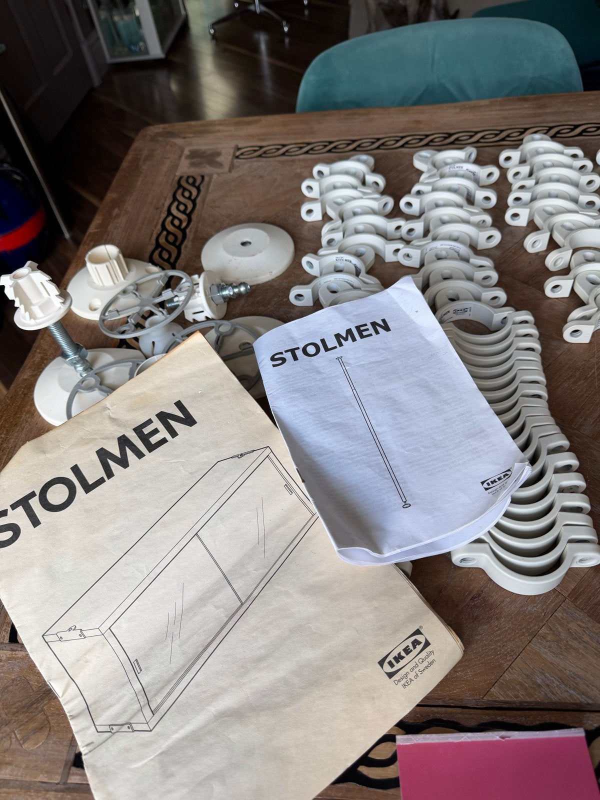 Complete set IKEA Stolmen accessoires, Ophalen of Verzenden, Zo goed als nieuw