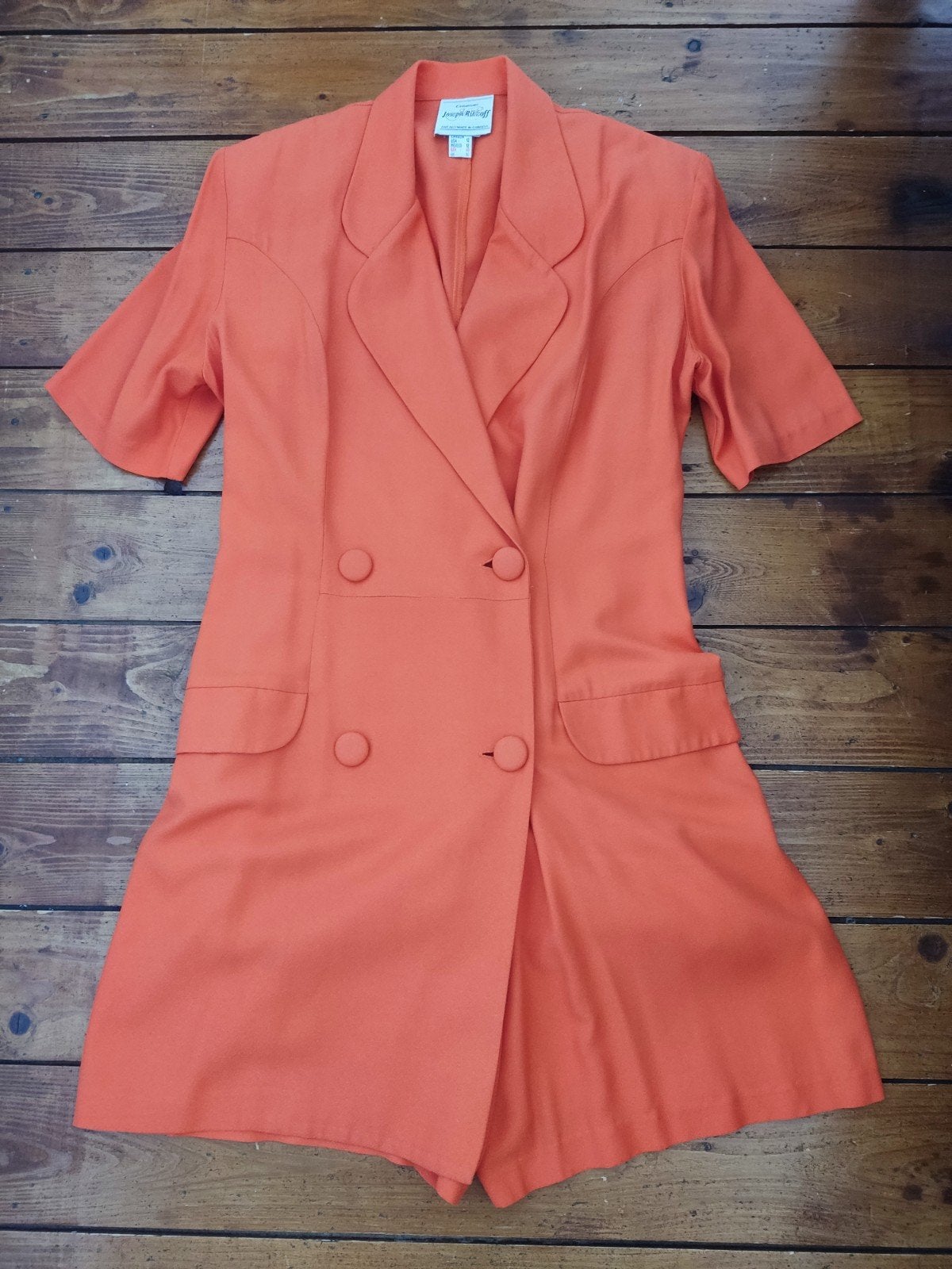 ORANJE jumpsuit korte mouw/korte broek Ribkoff maat 40, Joseph Ribkoff, Ophalen of Verzenden, Zo goed als nieuw