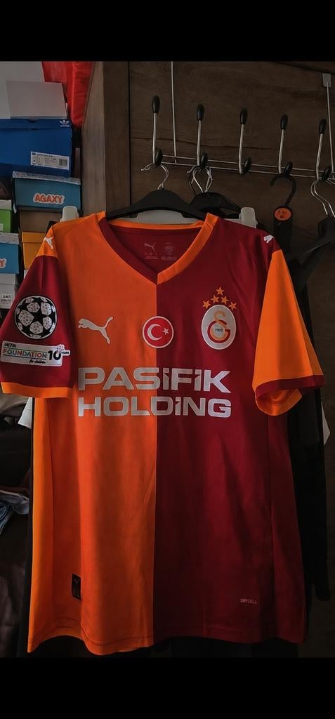 Galatasaray 25/26 Thuisshirt Osimhen #45 CL-versie, Kleding | Heren, Sportkleding, Puma, Nieuw, Ophalen of Verzenden, Voetbal