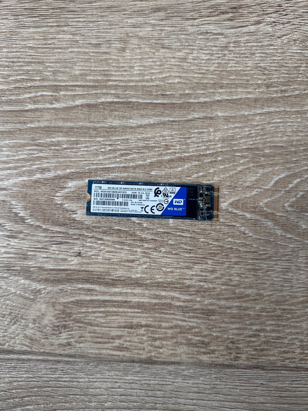 WD Blue 3D 1TB M.2 SSD, Intern, Sales@chomi-systems.com, SSD, Ophalen of Verzenden