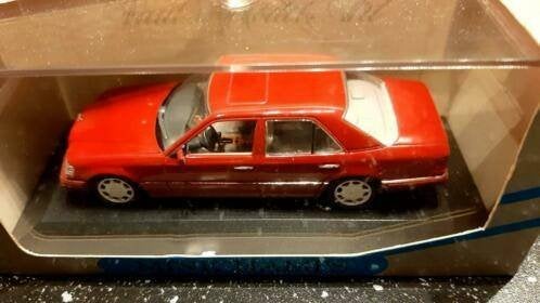 Minichamps Mercedes E class Saloon 1993 IMPERIAL RED, Ophalen of Verzenden, Nieuw, Auto, MiniChamps