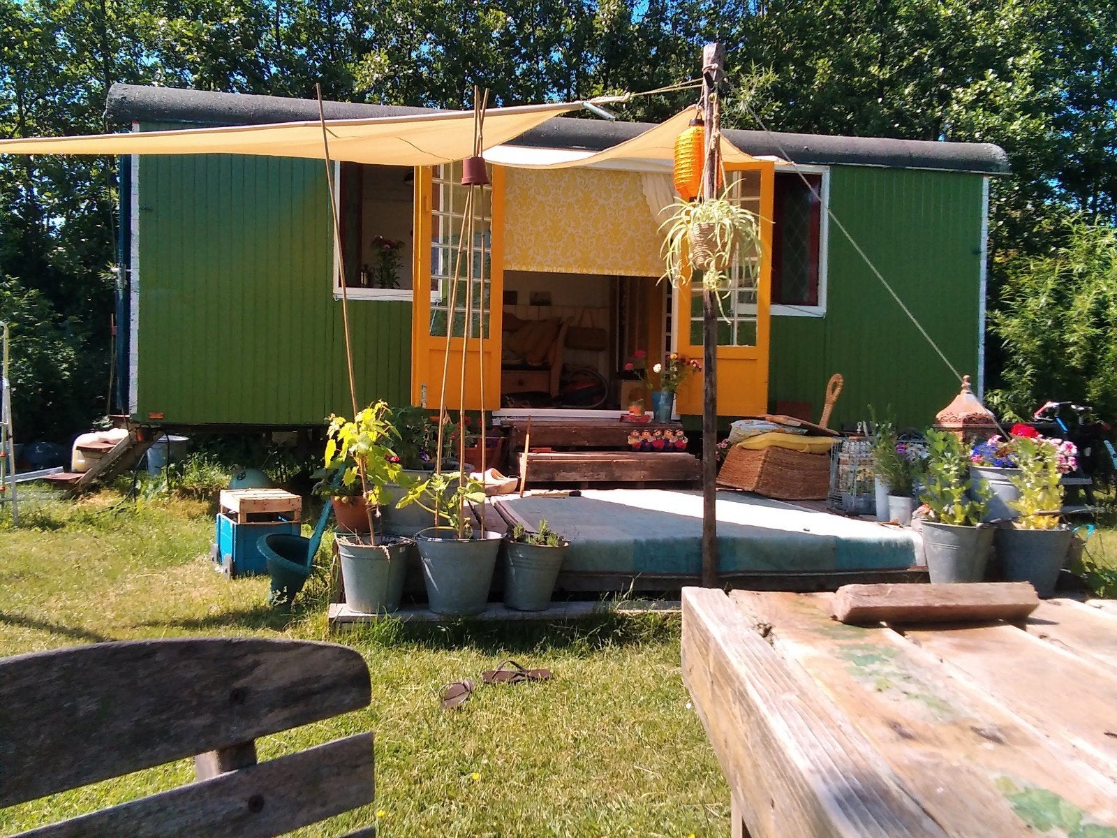 Unieke pipowagen/woonwagen/tiny house, Eén persoon