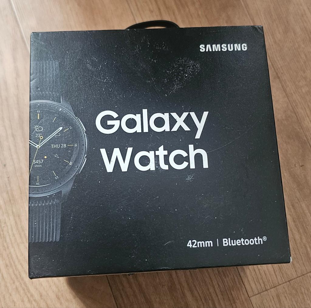 Samsung Galaxy Watch 1 April 2019 Gekocht Amper Gebruikt, Ophalen of Verzenden, Zo goed als nieuw, Zwart, Android