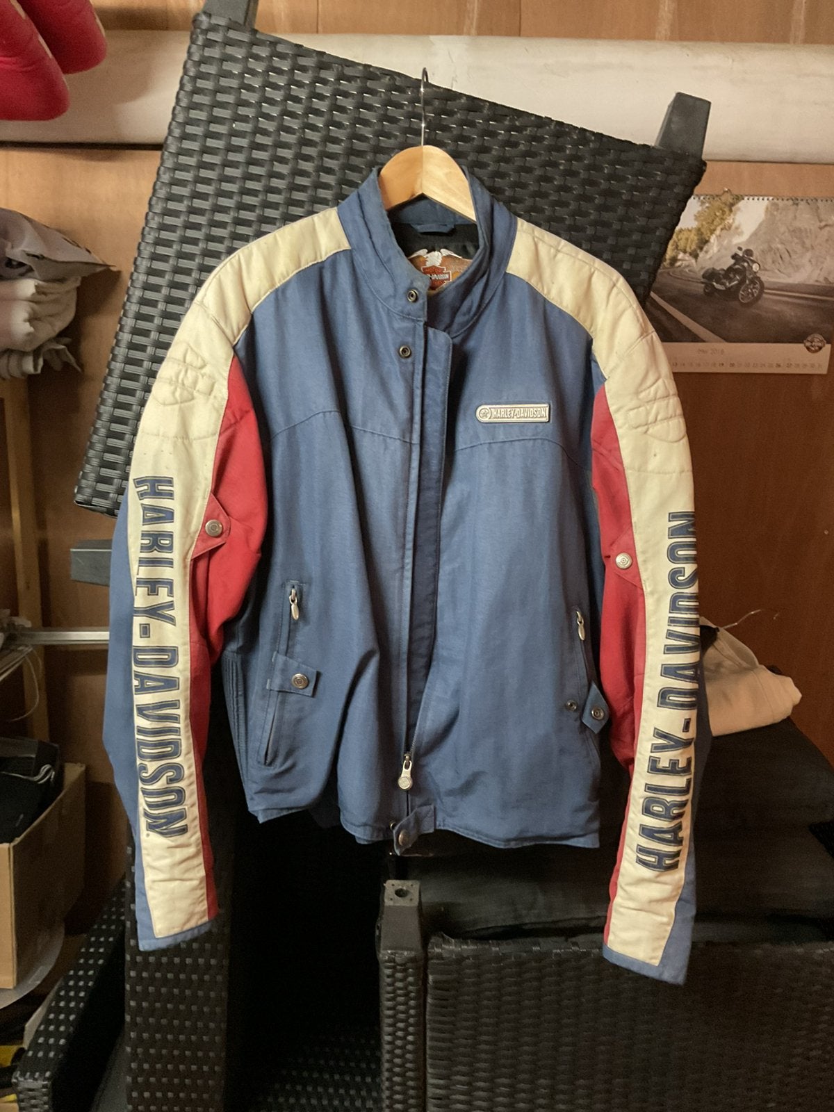 Harley jasje, Motoren, Ophalen of Verzenden, Tweedehands, Heren, Jas | textiel
