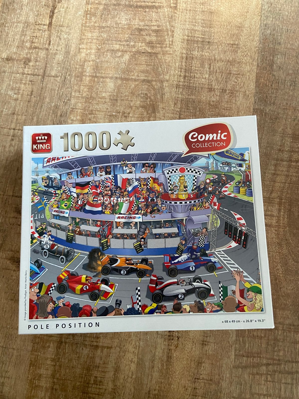 King Legpuzzels 1000 stukjes, Ophalen of Verzenden, 500 t/m 1500 stukjes, Zo goed als nieuw, Legpuzzel