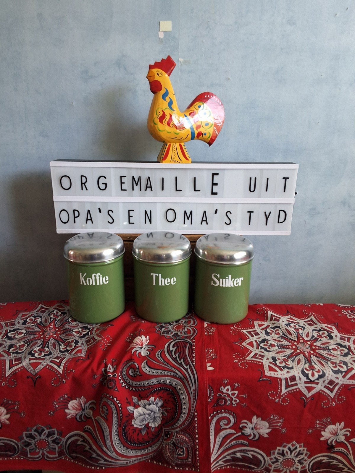 👍Zwaardere uitvoering v. NEERLANDIA  EMAILLE  4 FOTO'S, Ophalen of Verzenden