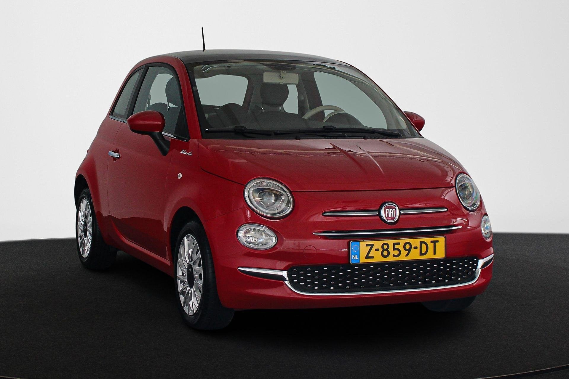 Fiat 500 1.0 Hybrid Dolcevita Panoramadak Apple CarPlay Clim, Stof, Euro 6, 4 stoelen, Bedrijf
