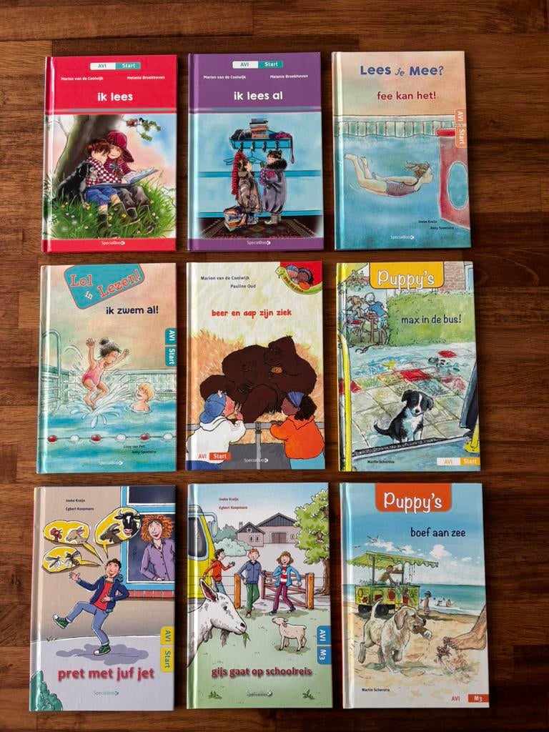 9 boekjes - SpecialBooX - AVI start en M3, Ophalen, Zo goed als nieuw, Non-fictie