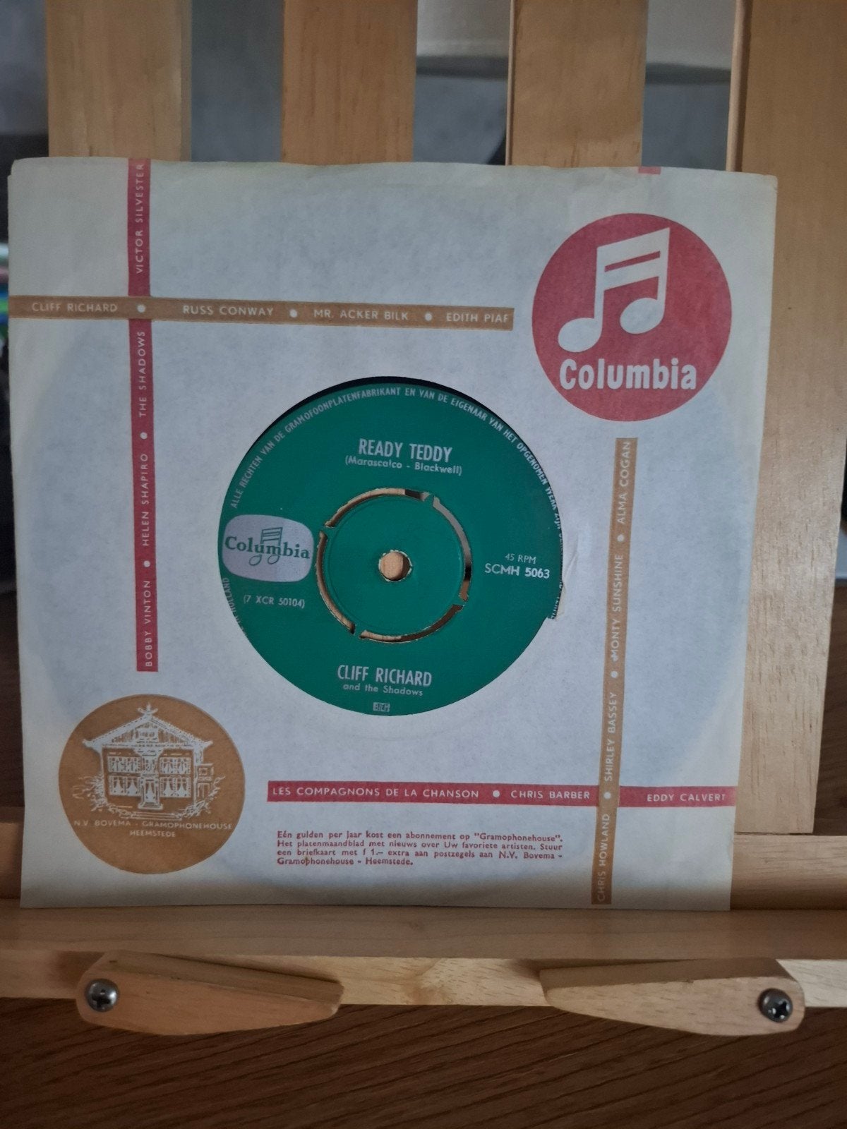 single: cliff Richard - ready teddy, Ophalen of Verzenden