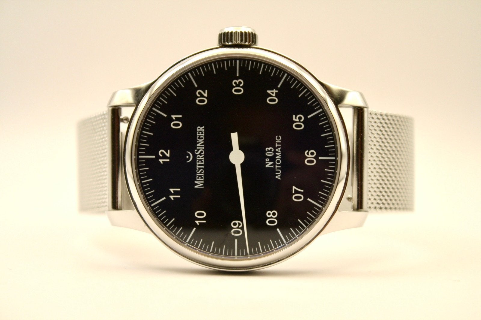 MeisterSinger No3 43mm Donkerblauw, Overige merken, Staal, Polshorloge, 1960 of later
