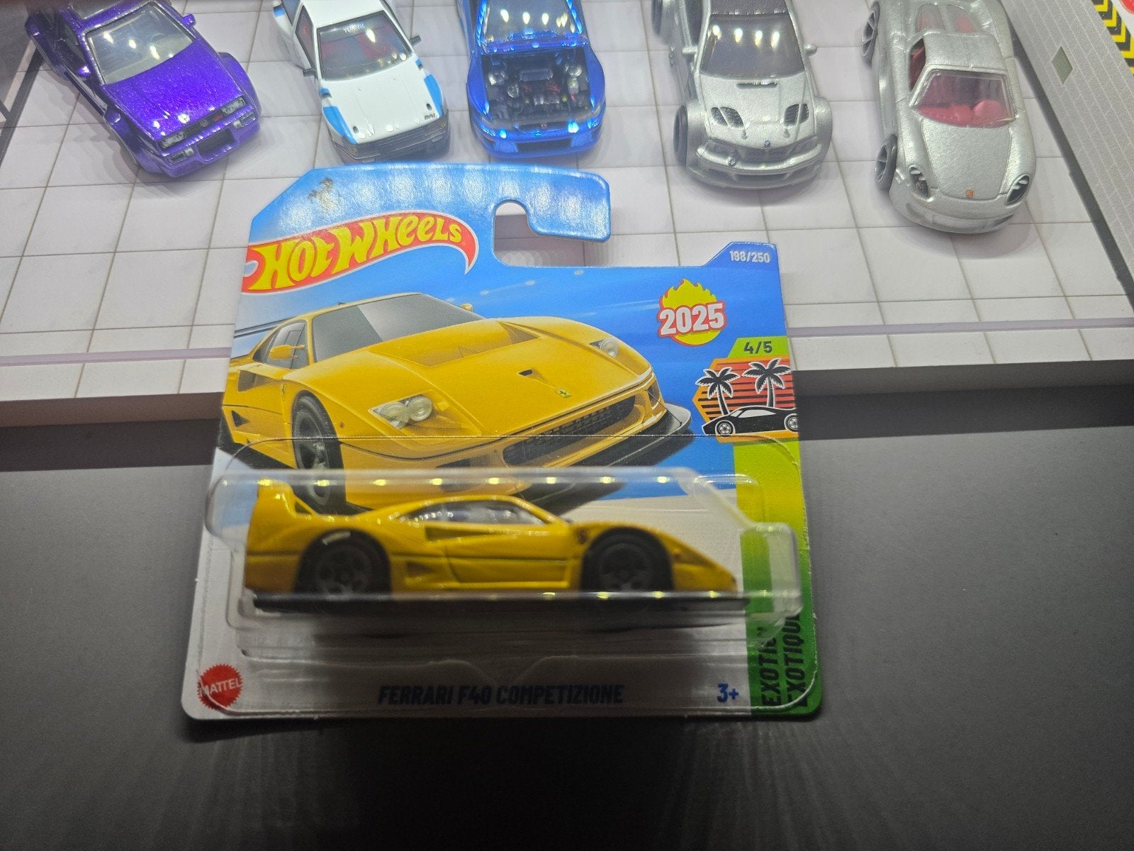 Hot Wheels 2025 Ferrari F40 Competizione Geel, Ophalen of Verzenden, Nieuw
