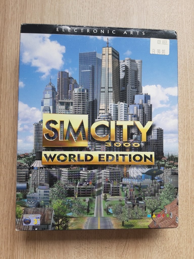 "Sim City 3000 World Edition" Big box PC game, Gebruikt, Verzenden, 1 speler, Vanaf 3 jaar