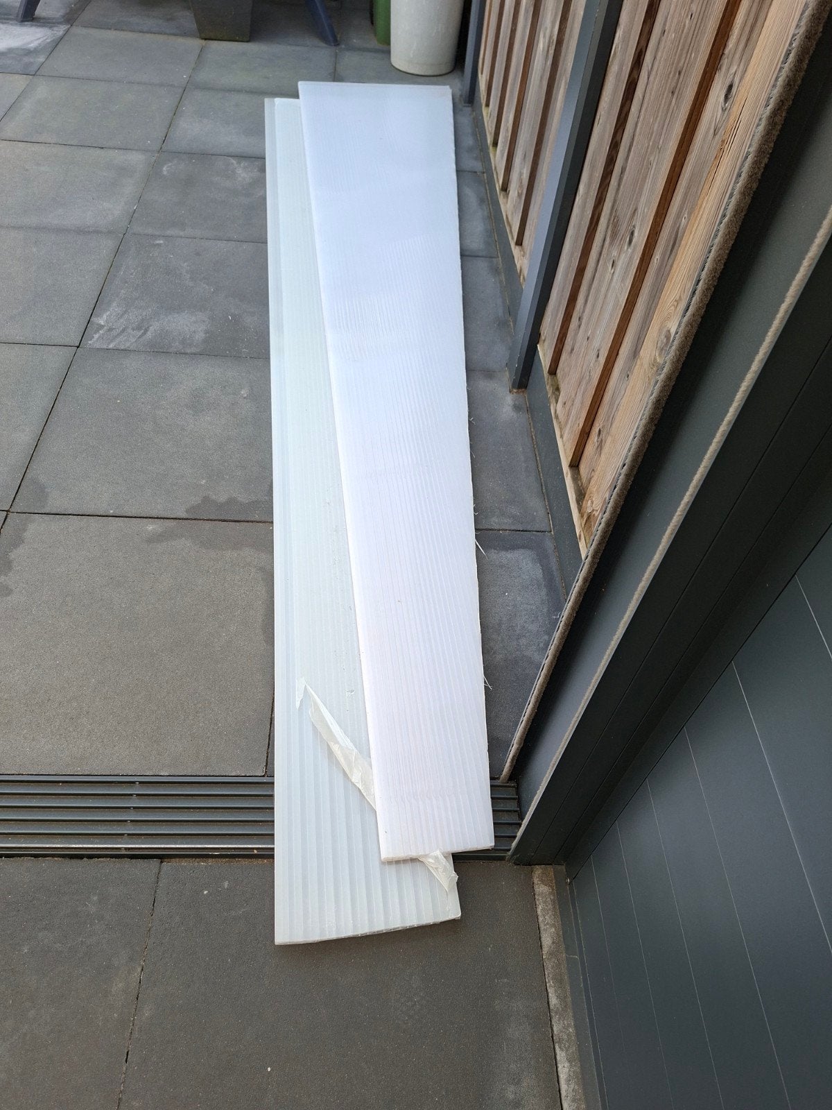 Polycarbonaat platen voor veranda of carport, Ophalen, Nieuw, Veranda
