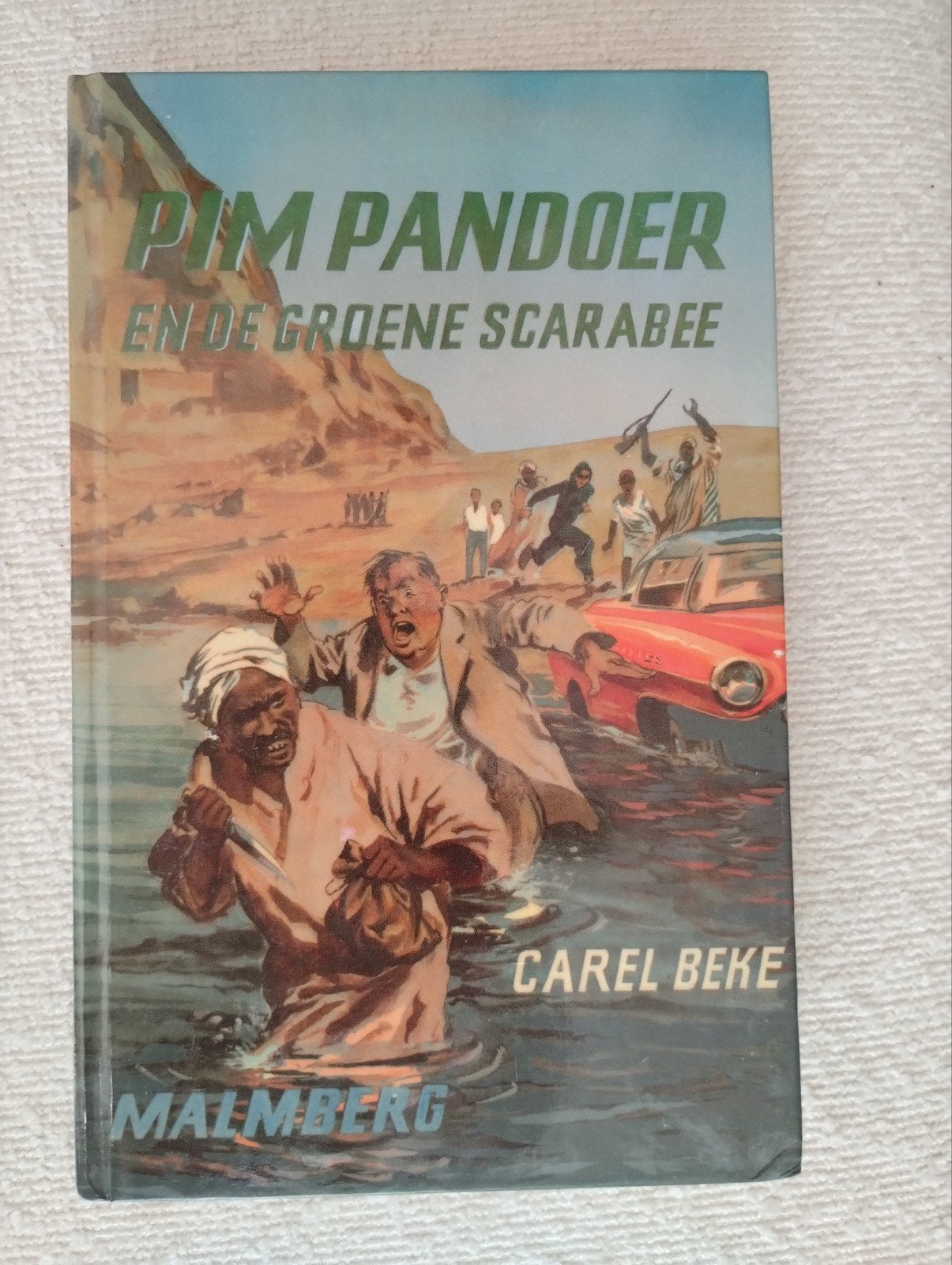 Pim Pandoer en de groene scarabee (jeugdboek), Ophalen of Verzenden, Gelezen, Carel Beke