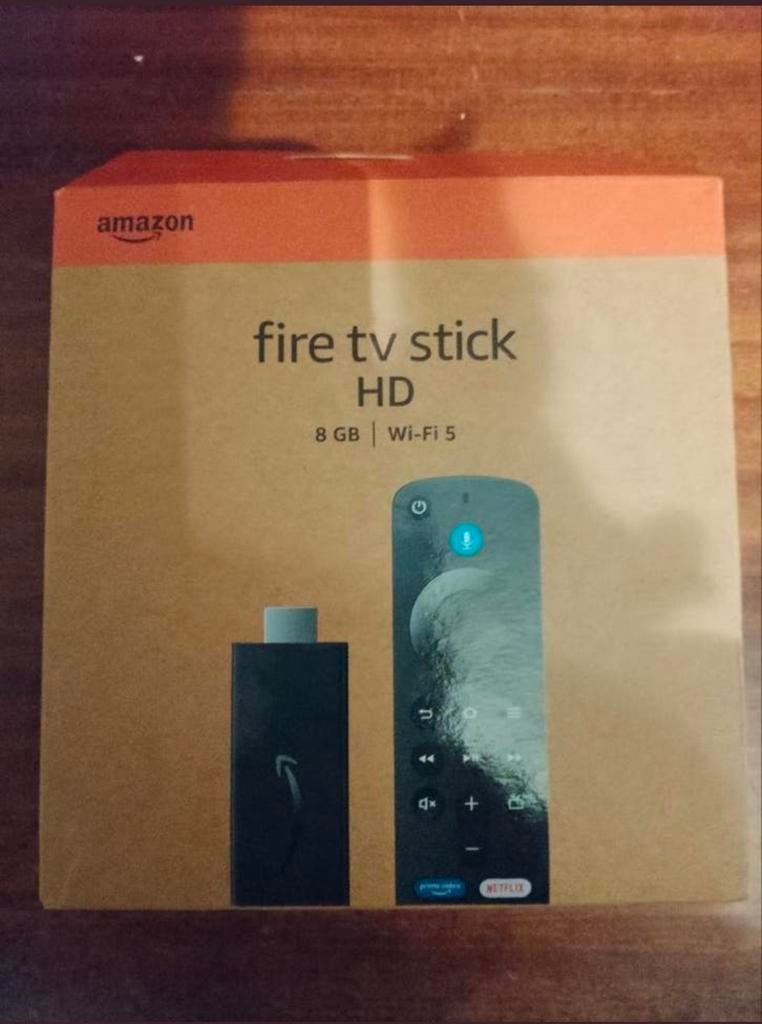 Amazon Fire TV Stick HD 8GB Wi-Fi 5 met afstandsbediening, Ophalen of Verzenden, Zo goed als nieuw, HDMI, Minder dan 500 GB