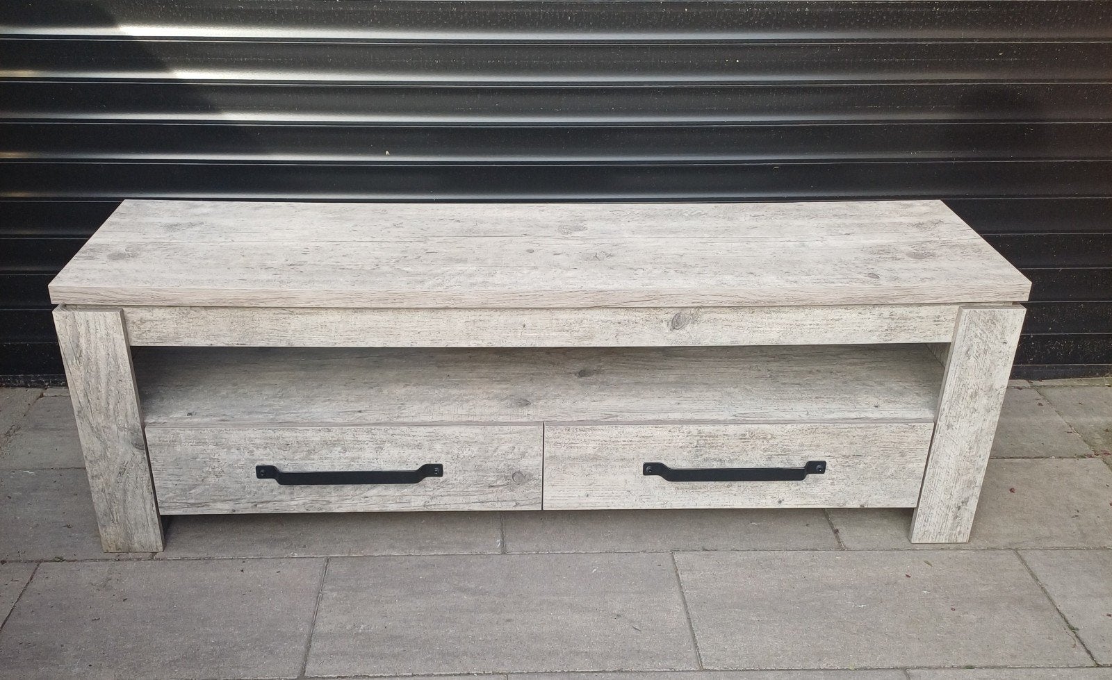 prachtige tv meubel/tv kast/kast in betonlook kleur, 100 tot 150 cm, Ophalen of Verzenden, Zo goed als nieuw, Minder dan 100 cm