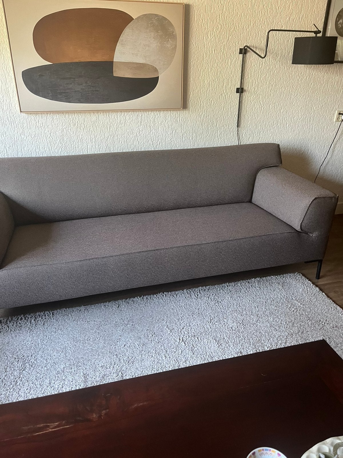 Design on Stock bank , 3 zits, Ophalen, Minder dan 75 cm, Rechte bank, Stof