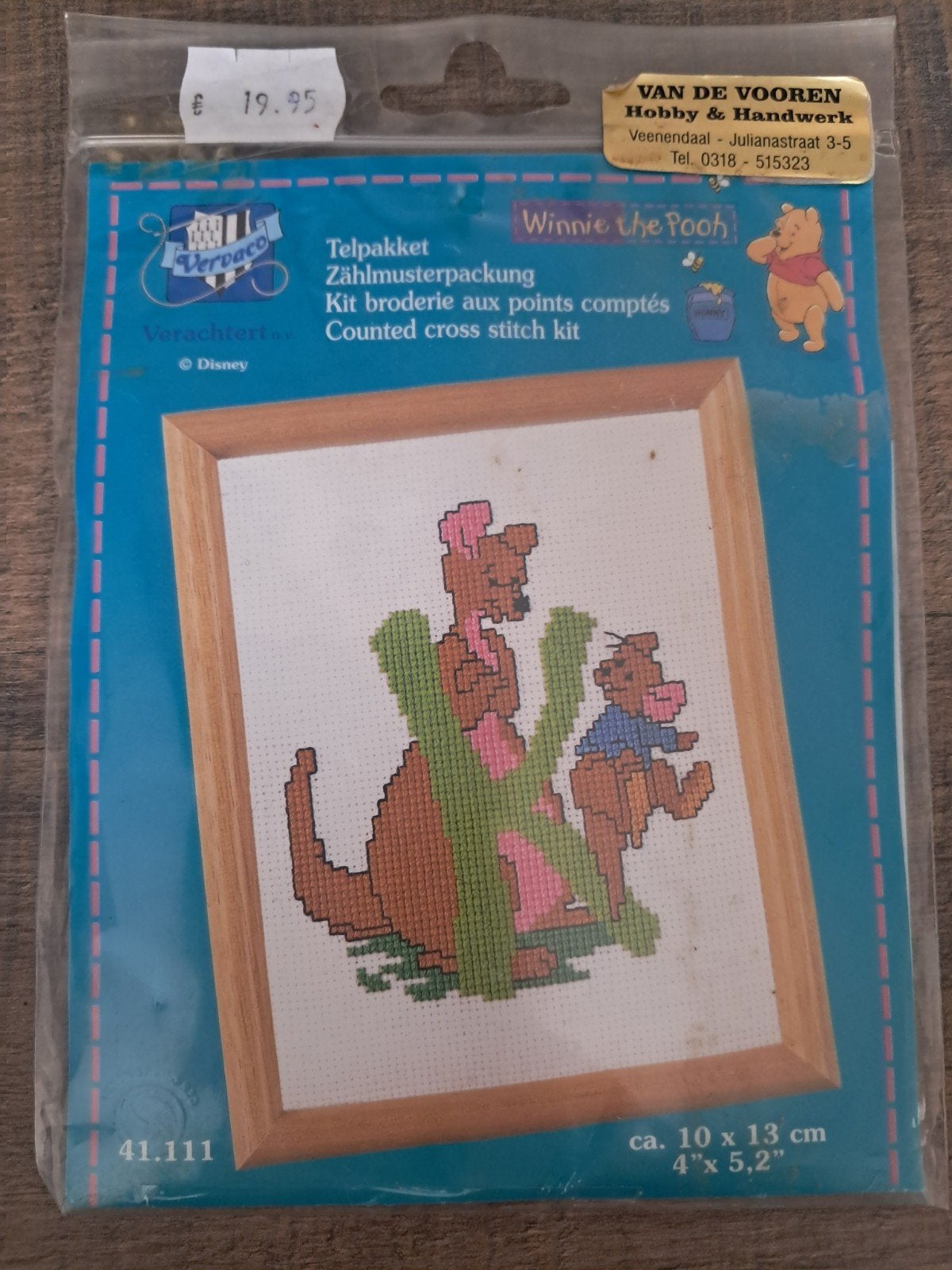 Winnie de Poeh Telpakket - Borduurpakket, Ophalen of Verzenden, Nieuw, Handborduren, Borduurpakket