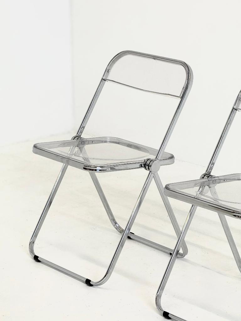 2 Plia klap stoelen van Giancarlo Piretti Anonima Castelli, Ophalen, Twee, Overige kleuren, -