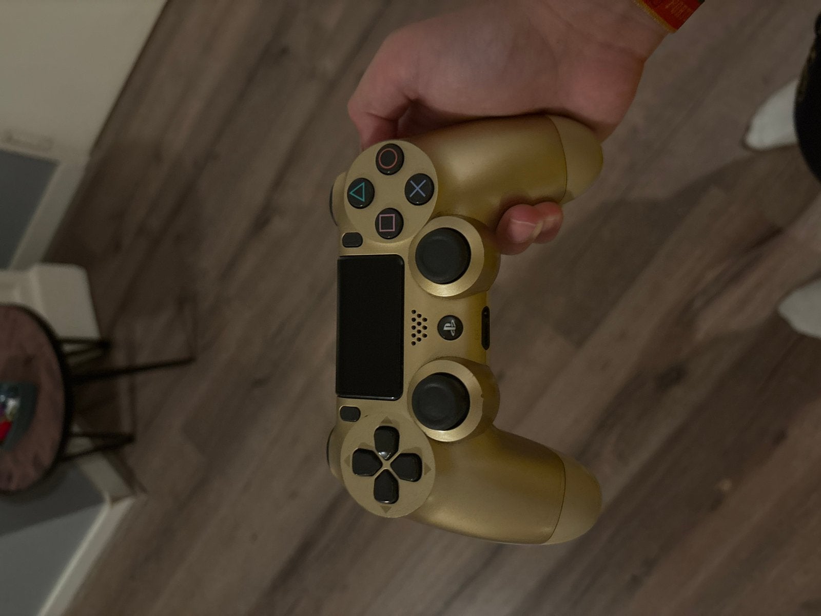 Gouden PlayStation 4 Controller - Draadloos, Spelcomputers en Games, Spelcomputers | Sony PlayStation Consoles | Accessoires, Gebruikt