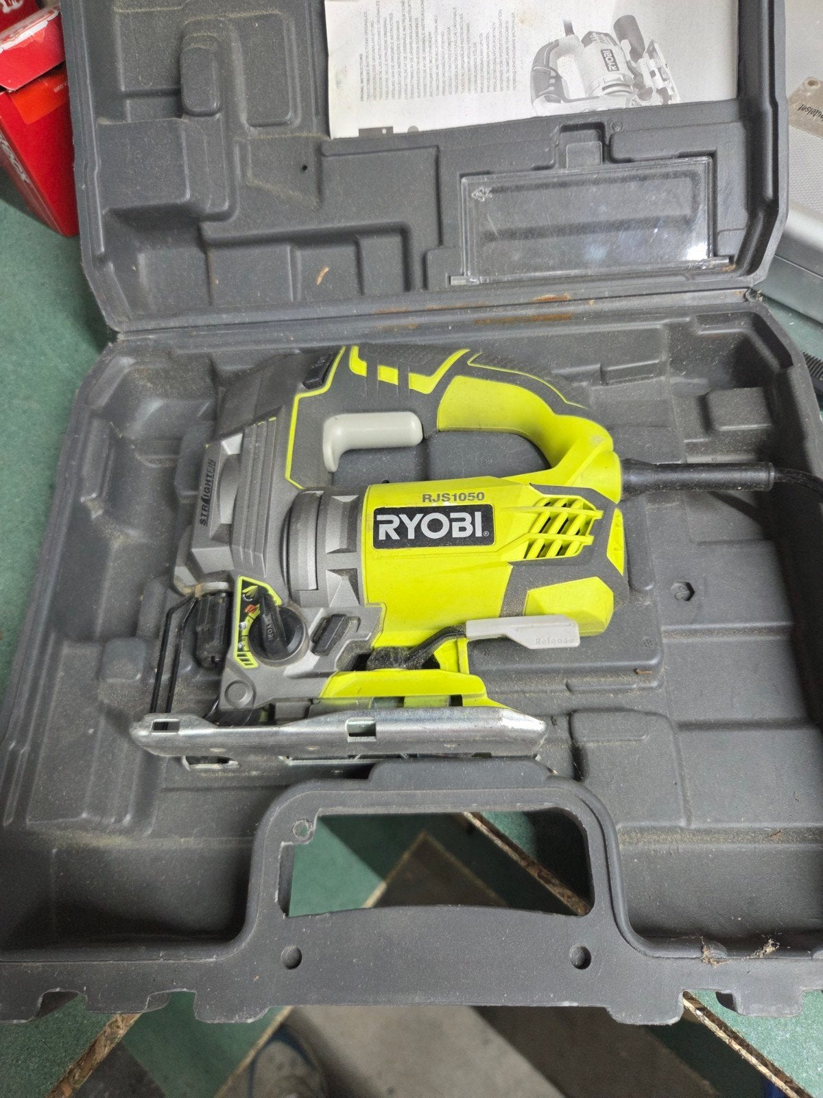 Ryobi RJS1050 Decoupeerzaag - Zo goed als nieuw, Ophalen, 600 tot 1200 watt, Zo goed als nieuw, Ryobi