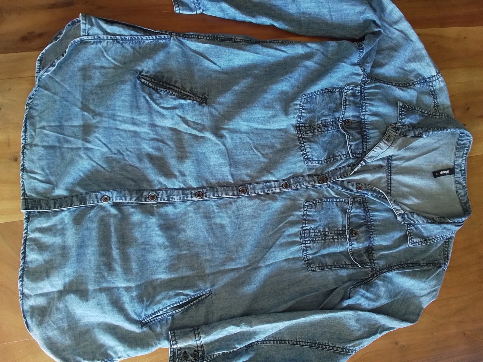 Spijkerjurk, Ophalen of Verzenden, Zo goed als nieuw, Maat 46/48 (XL) of groter, Blauw
