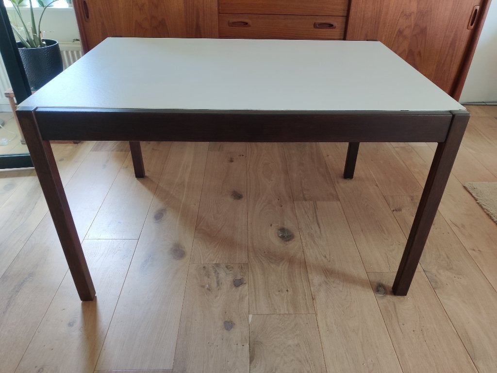 (Eet-) Tafel - Vintage - Design - Pastoe - Braakman, Ophalen, Gebruikt, 50 tot 100 cm, Rechthoekig