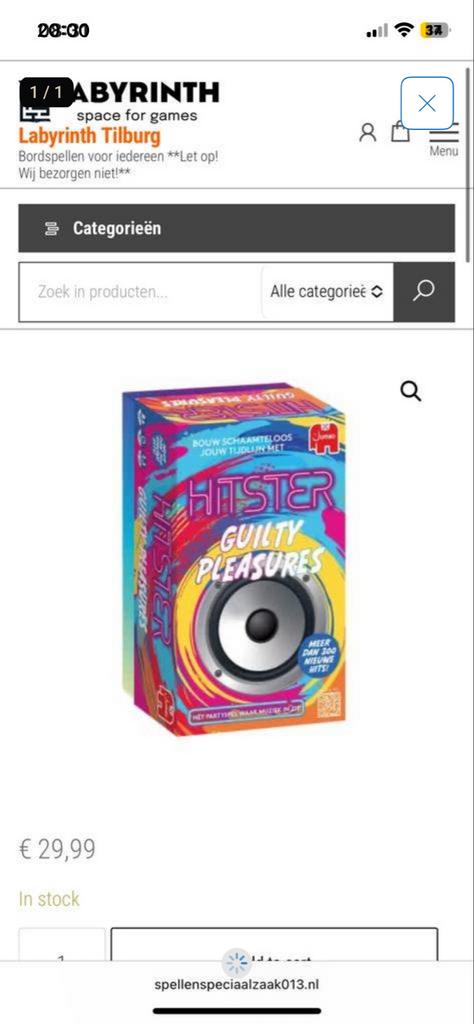 Hitster Guilty Pleasures, Ophalen of Verzenden, Zo goed als nieuw