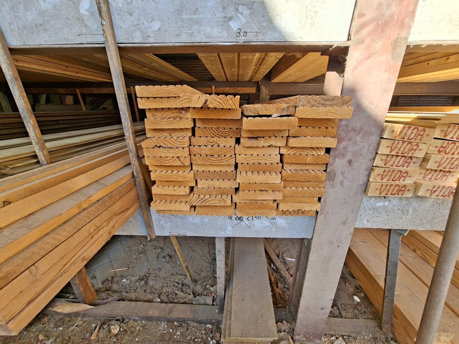 Nieuwe douglas vlonderplanken 5 m (28x145mm), Ophalen of Verzenden, Nieuw, Hout