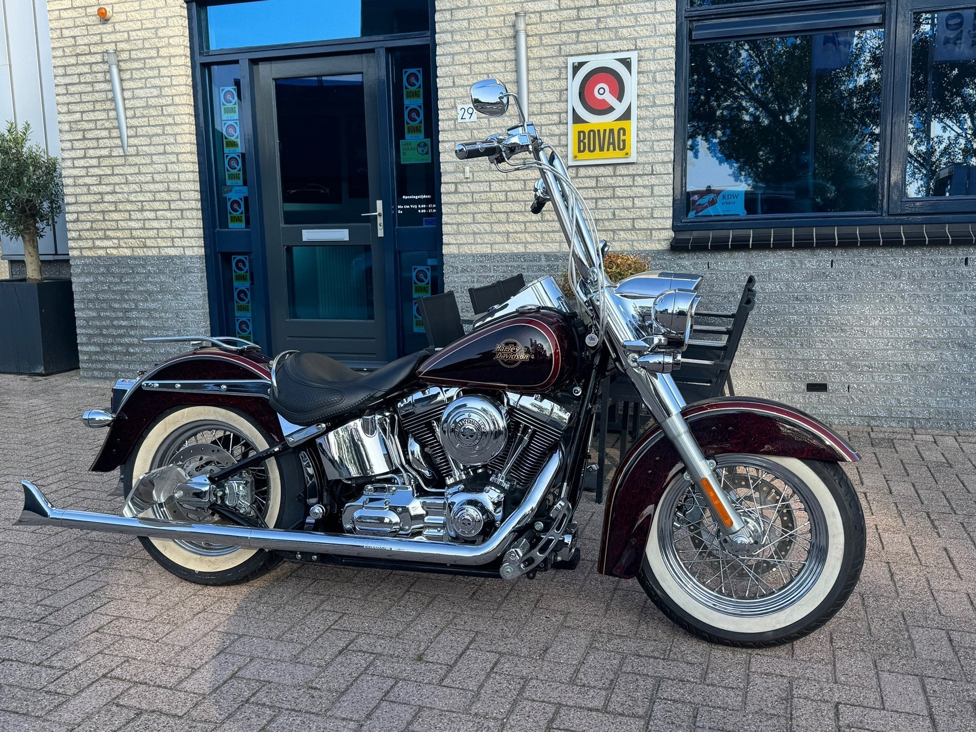 Harley Davidson 96 FLSTN Softail Deluxe - Mexicaanse style, Chopper, Meer dan 35 kW, Handgeschakeld, 1584 cc