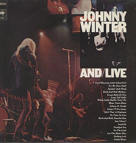lp,Johnny Winter – And/Live, Ophalen of Verzenden, Gebruikt, 12 inch, Poprock