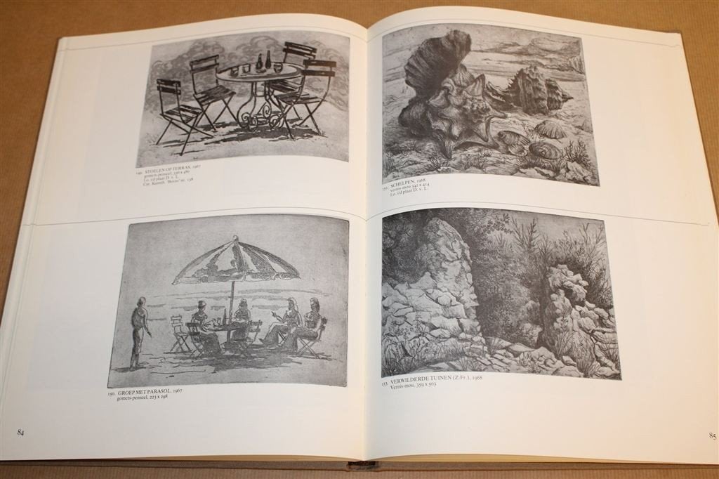 Grafisch werk Dick van Luijn — Met Houtdruk - Genummerd ex., Ophalen of Verzenden, Zo goed als nieuw