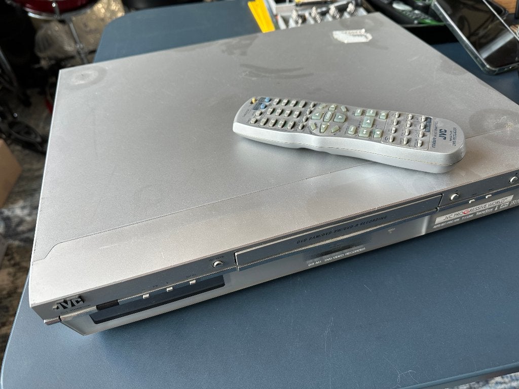 JVC DR-M1 "PAL progressive" dvd recorder, Ophalen of Verzenden, Gebruikt, Dvd-recorder, JVC