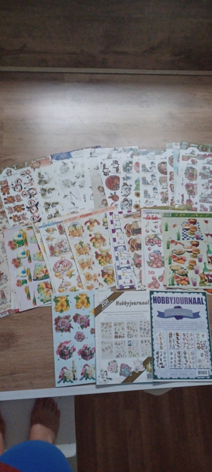 Grote collectie 3d  knipvellen Hobbyjournaal, Ophalen of Verzenden, Meerdere plaatjes